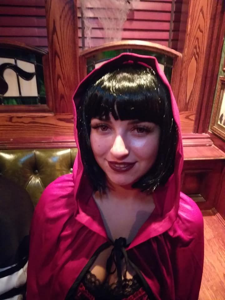 Dame i halloweenkostyme