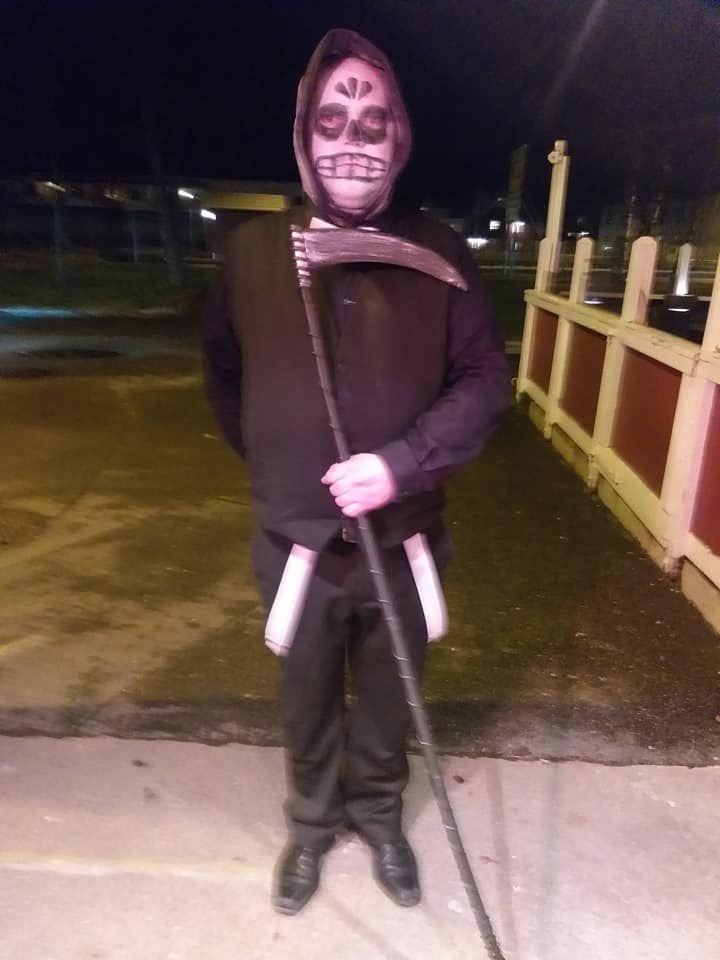 Halloweenkostyme døden